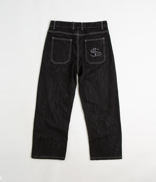 Yardsale Ripper Jeans - Contrast Black