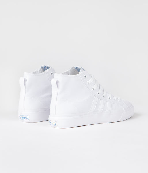 Adidas nizza clearance leather white