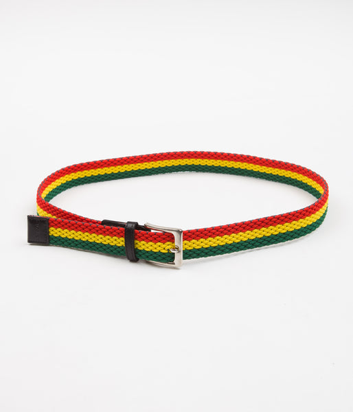 Butter Goods Braided Belt - Navy/Forest - Palm Isle Skate Shop