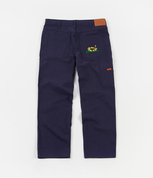 Butter Goods Herringbone Work Pants - Navy | Flatspot