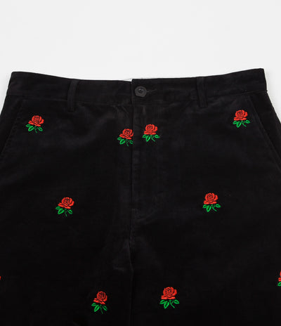 Butter Goods Rose Corduroy Trousers - Black | Flatspot