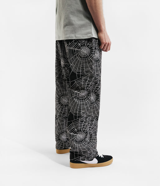 Butter Goods Web Pants - Black | Flatspot