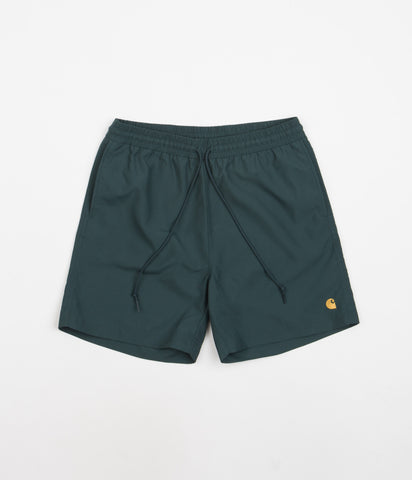 Carhartt Chase Swim Trunks - Botanic / Gold | Flatspot