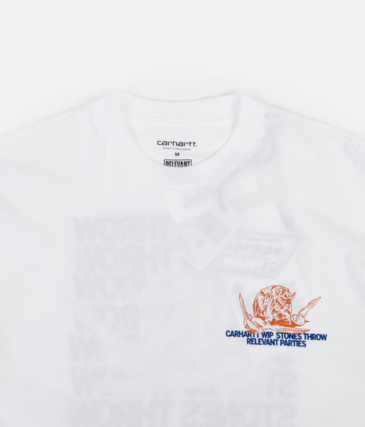 Carhartt WIP X Stones Throw T-shirt (White)