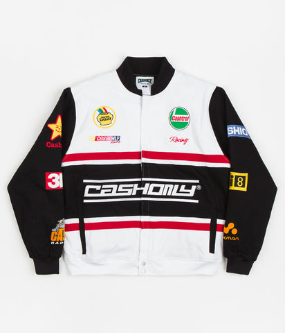 White best sale racer jacket