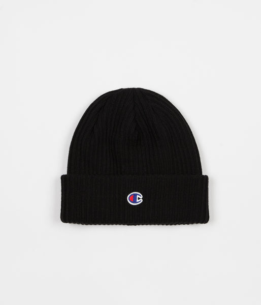 Champion C Logo Beanie Black Flatspot