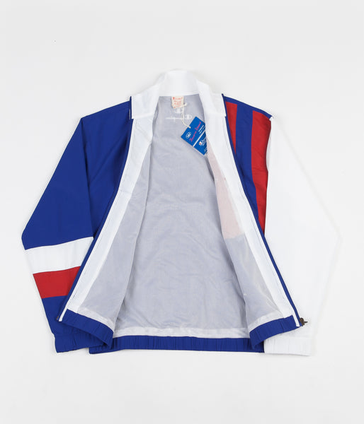 Champion jacket red blue white best sale