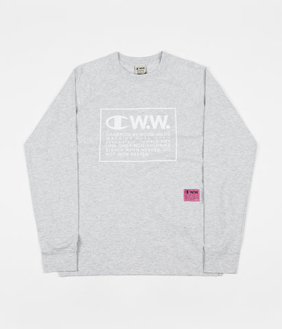 Champion box logo store t shirt