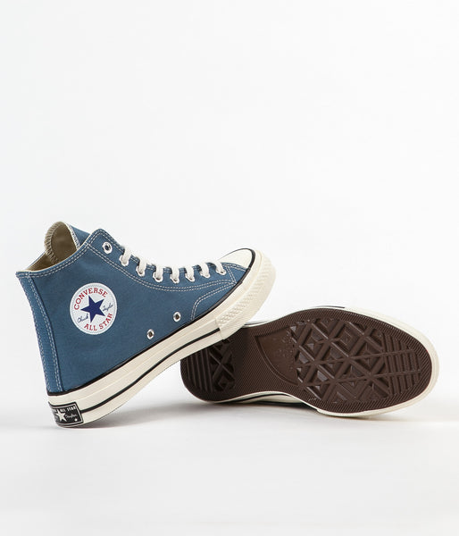 Converse CTAS 70 s Hi Shoes Blue Coast Egret Black Flatspot