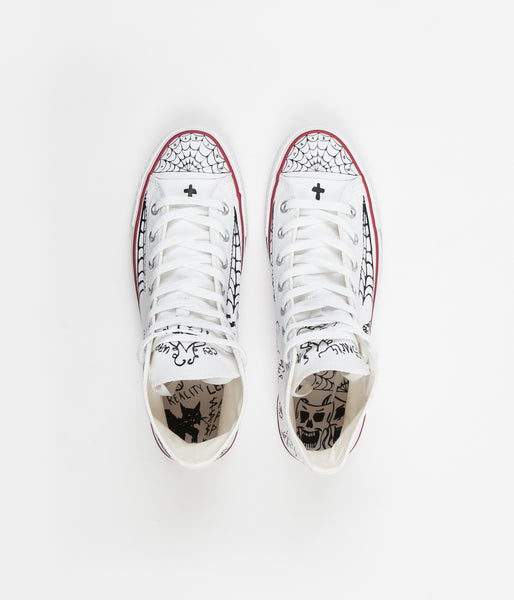 Converse CTAS Pro Hi Sean Pablo Shoes - White / Black / White | Flatspot