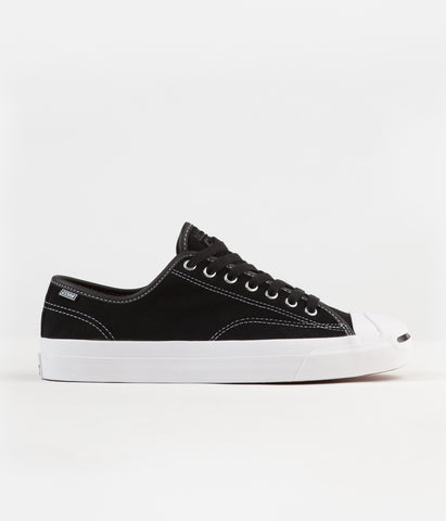 Converse Jack Purcell Pro Ox Shoes Black Black White Flatspot