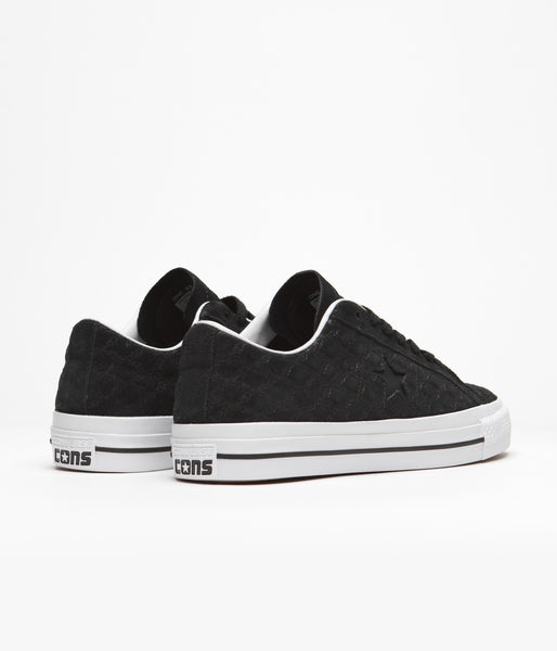 Converse one star sales pro ox black