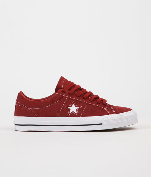 Converse One Star Pro Ox Shoes Terra Red Terra Red Flatspot