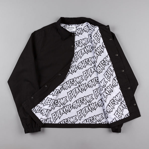 Fucking Awesome Coaches Jacket - Black | Flatspot