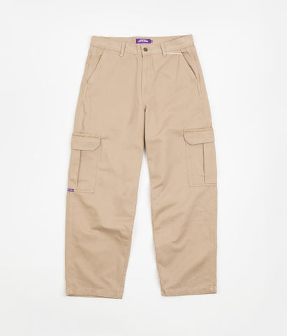 Fucking Awesome Contacts Baggy Cargo Pants - Khaki | Flatspot