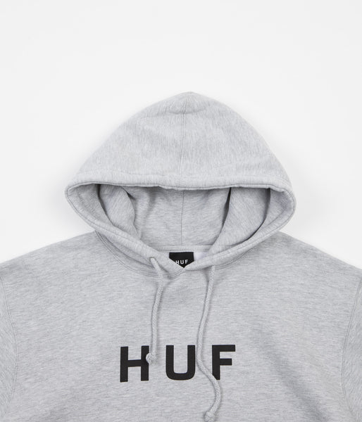 Huf flags outlet grey hoodie