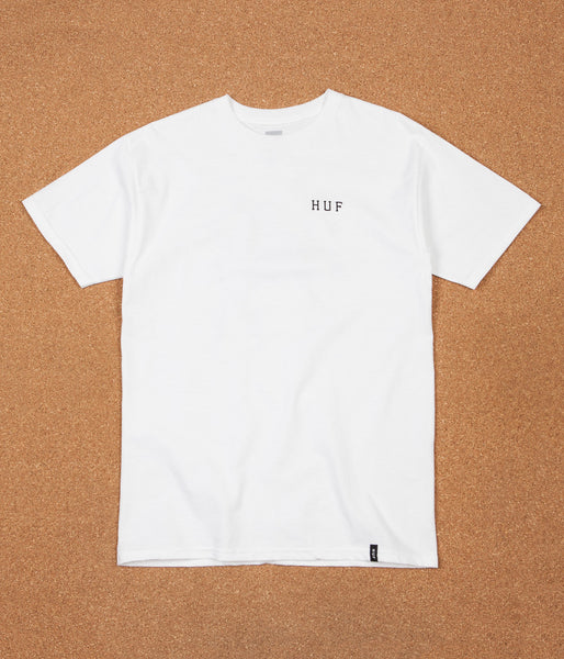 HUF Roses Classic H T Shirt White Flatspot