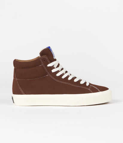 Last Resort AB VM003 Suede Hi Shoes - Choc Brown / White