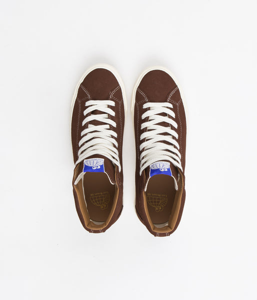 Last Resort AB VM003 Suede Hi Shoes - Choc Brown / White | Flatspot