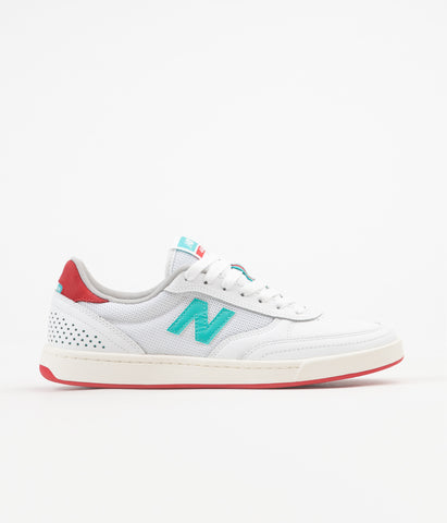 New Balance Numeric 440 Tom Knox Shoes White Sea Salt Turquoise Flatspot