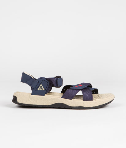 Nike ACG Air Deschutz+ Sandals - Midnight Navy / Light Crimson 