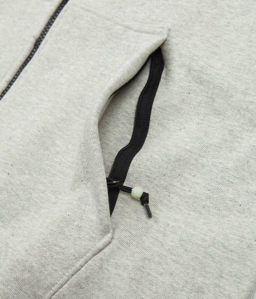 Nike ACG Therma-FIT “Airora” Full-Zip Fleece Hoodie (Grey Heather/Black/Light Smoke Grey) M