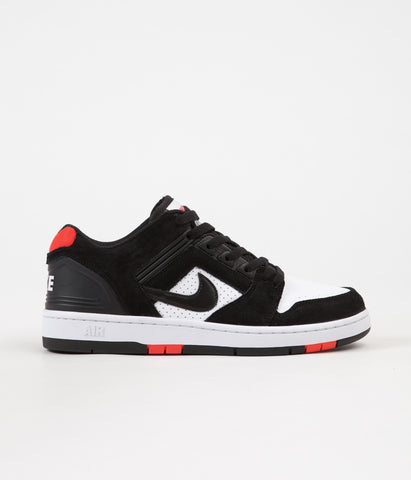 NIKE AIR FORCE 2 LOW LE RED outlet WHITE BLACK - SIZE 12