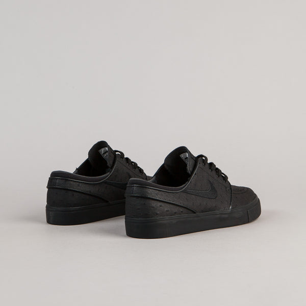 Nike sb leather black deals