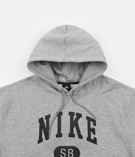 Nike SB March Radness Hoodie Dark Heather Grey Black Flatspot