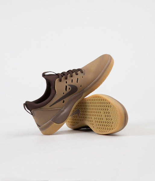 Nike SB Nyjah Free Shoes Gum Dark Brown Baroque Brown Flatspot