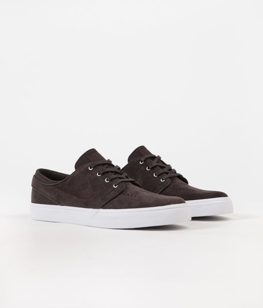 Nike SB Stefan Janoski Shoes Velvet Brown Velvet Brown White Flatspot