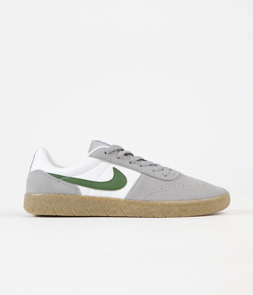 Nike SB Team Classic Shoes Particle Grey Forest Green Particle G Flatspot