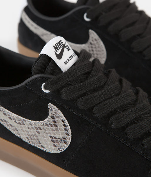 Nike SB x Wacko Maria Blazer Low GT QS Shoes - Black / Light Bone