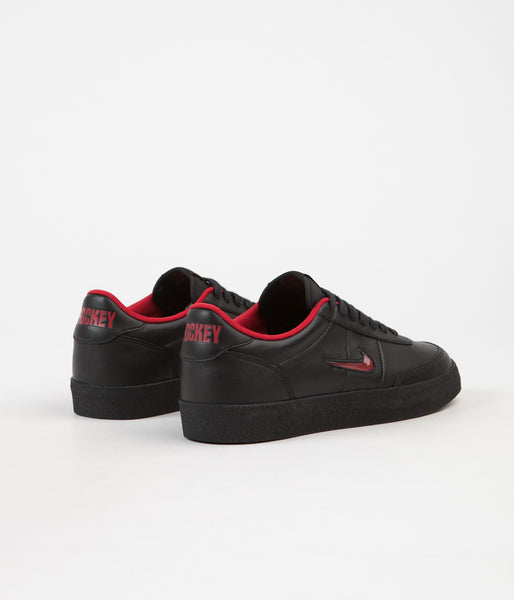 Nike SB x Hockey Killshot 2 QS Shoes Black Gym Red Black Flatspot