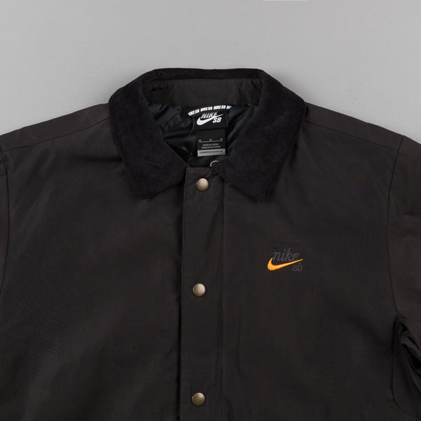 Nike SB x Numbers Coaches Jacket - Black / Vivid Orange | Flatspot