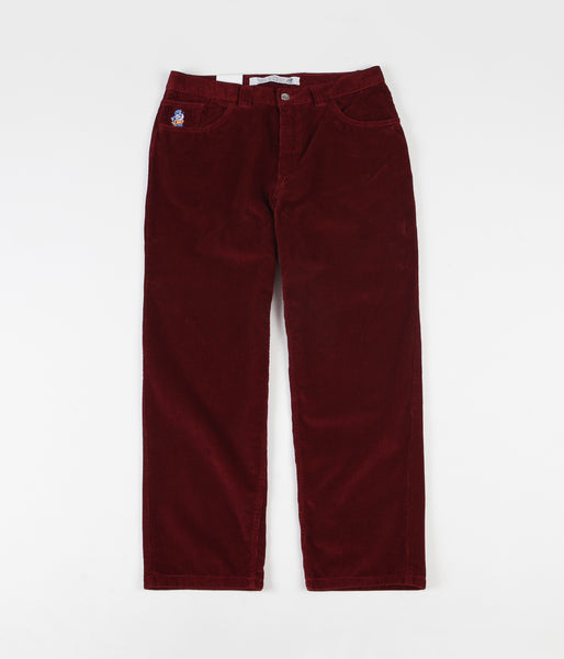 Polar 93 Cord Trousers - Red | Flatspot