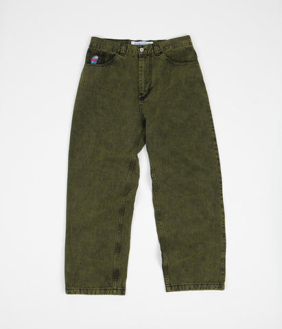 Polar Big Boy Jeans - Green Black | Flatspot