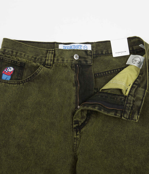 Polar Big Boy Jeans - Green Black | Flatspot