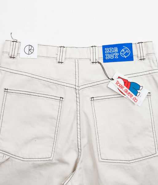 Polar Big Boy Work Pants - Washed White