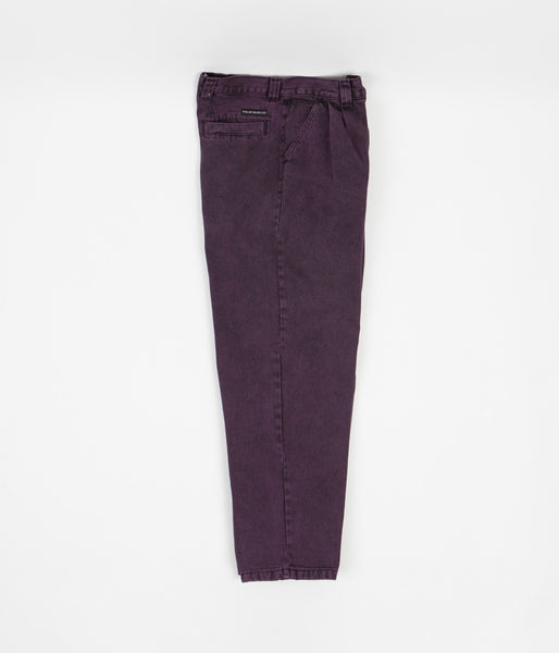 Polar Grund Chinos - Purple Black