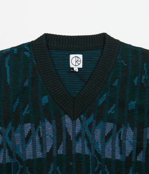 Polar Paul Knit Vest - Dark Green | WpadcShops