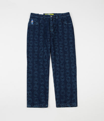 Polar x Iggy 93 Denim Jeans - Chains Dark Blue | Flatspot