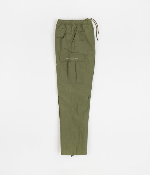 Pop Trading Company Cargo Track Pants - Olivine | Flatspot