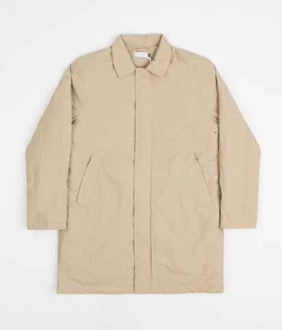 Pop Trading Company Trench Coat - White Pepper | Flatspot