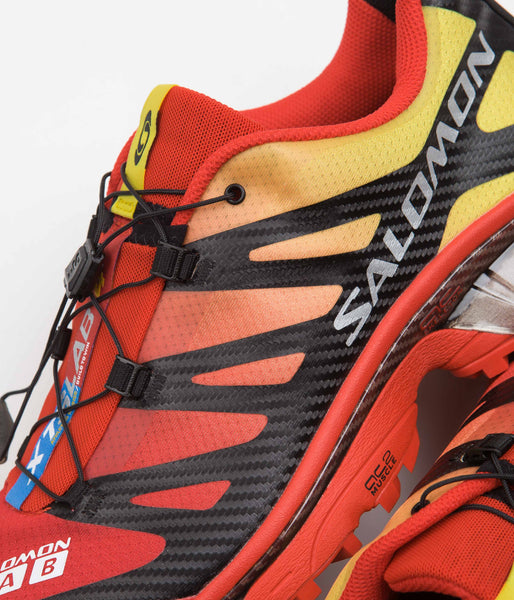 Salomon XT-4 OG Shoes - Fiery Red / Black / Empire Yellow | Flatspot