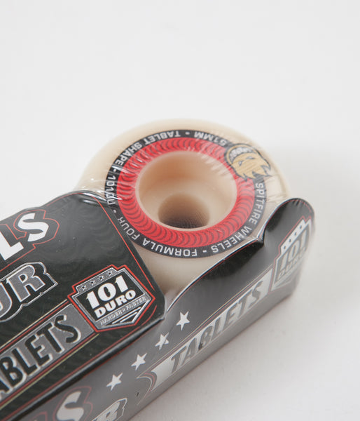 Spitfire Formula Four Tablet 101DU Wheels - Natural - 51mm | Flatspot