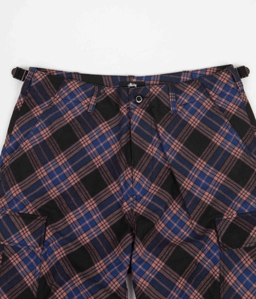 yeezyStussy Bias Plaid Surplus Cargo Pants 34 - ワークパンツ 