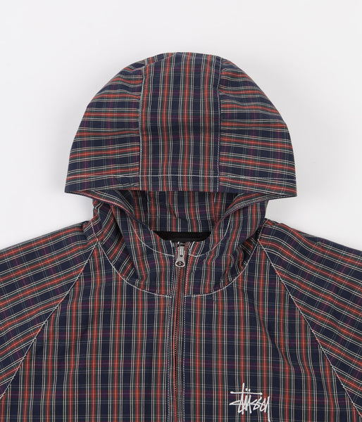 Stussy Brushed Cotton Anorak Jacket - Plaid