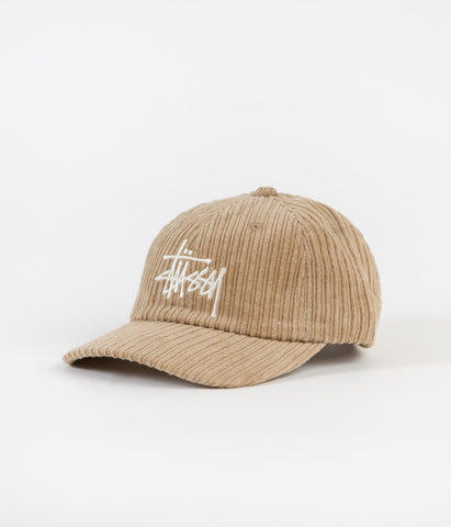 Stussy Cord Big Logo Low Pro Cap - Maple | Flatspot