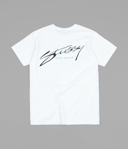 Stussy New Wave Designs T-Shirt - White | Flatspot